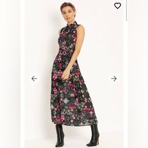 BlackMilk Clothing BIOLOGICA MAXI SHIRT DRESS - LIMITED